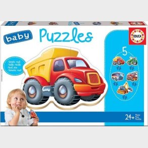 Educa Puslespil Til Sm Brn - Kretjer