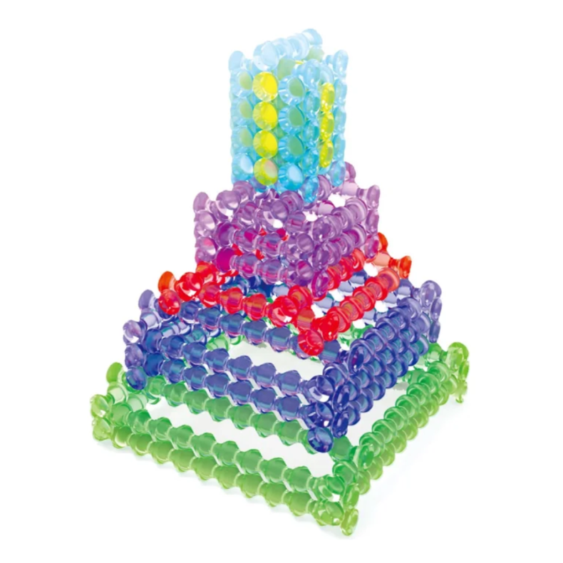 Educational Advantage | Konstruktionsst - Playstix transparent, 105 stk