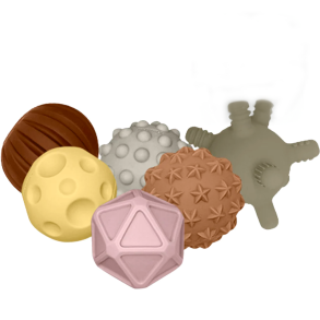 edushape | Sansebolde mini - Boho Chic, 6 stk