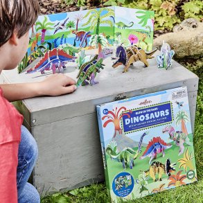 Eeboo - Byg Selv 3d Dinosaurer - Selvlysende