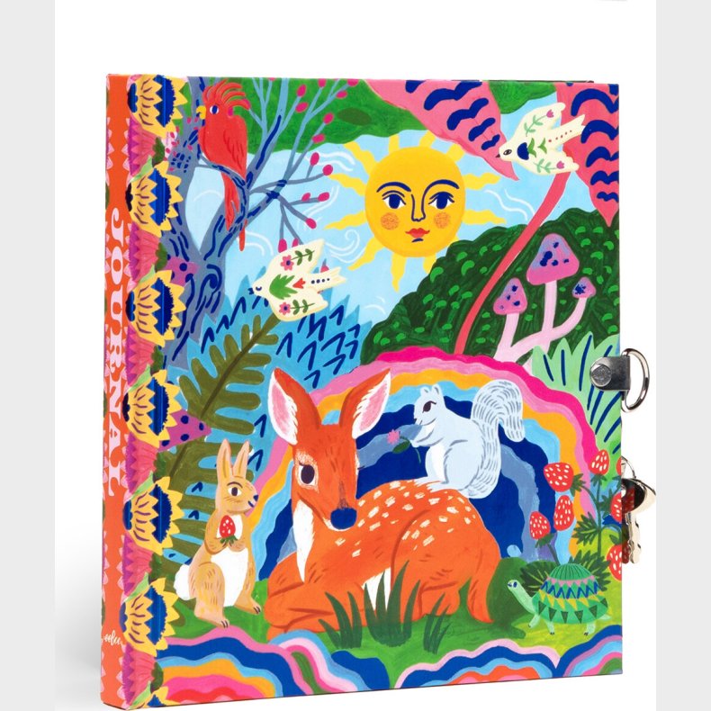 Eeboo - Dagbog Med Ls - Bambi - Bog