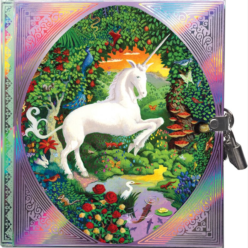 Eeboo - Dagbog Med Ls Til Brn - Enhjrning - Bog