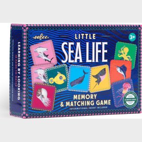 Eeboo - Little Sea Life - Memory & Matching Game - Huskespil