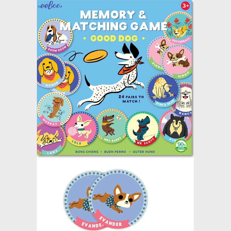 Eeboo - Huskespil - Hunde