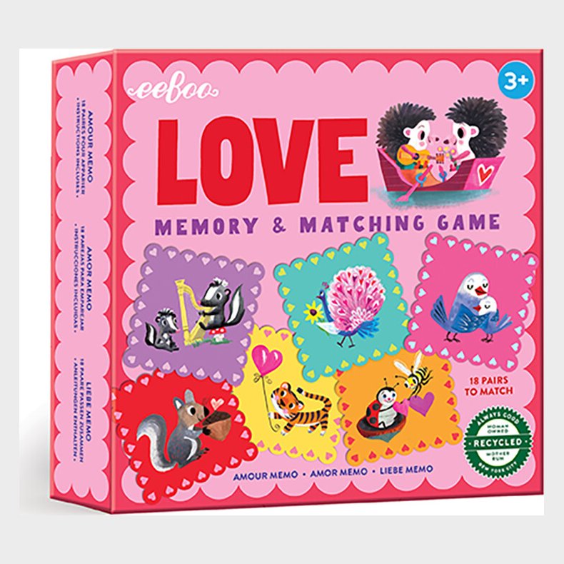 Eeboo - Huskespil - Love