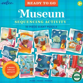 Eeboo - Jumbo Puslespil 10 Brikker - Museum