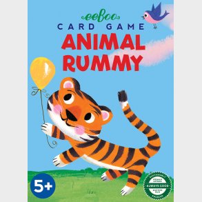 Eeboo - Kortspil - Rommy Med Dyr