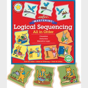 Eeboo - Leg Og Lr Puslespil - Logisk Rkkeflge