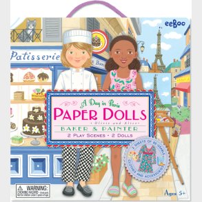 Eeboo - Pkldningsdukker - Bager Og Maler