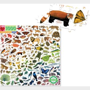 Eeboo - Puslespil 1000 Brikker - A Rainbow World