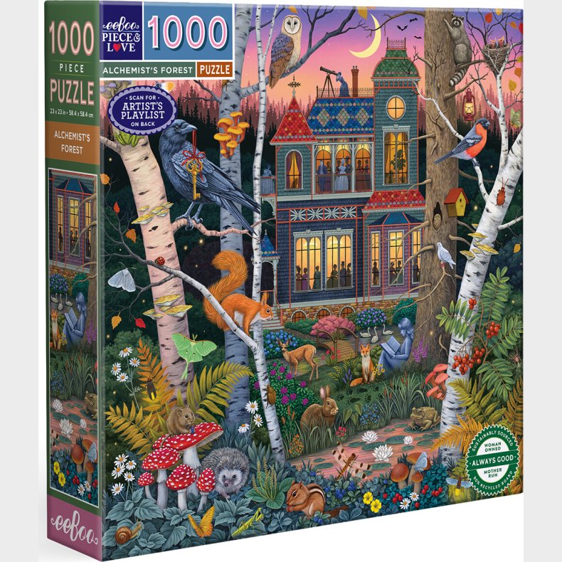 Eeboo - Alchemist's Forest - 1000 Brikker - Puslespil