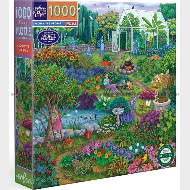 Eeboo - Puslespil 1000 Brikker - Alchemist's Orchard