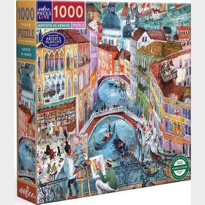 Eeboo - Artists In Venice - 1000 Brikker - Puslespil