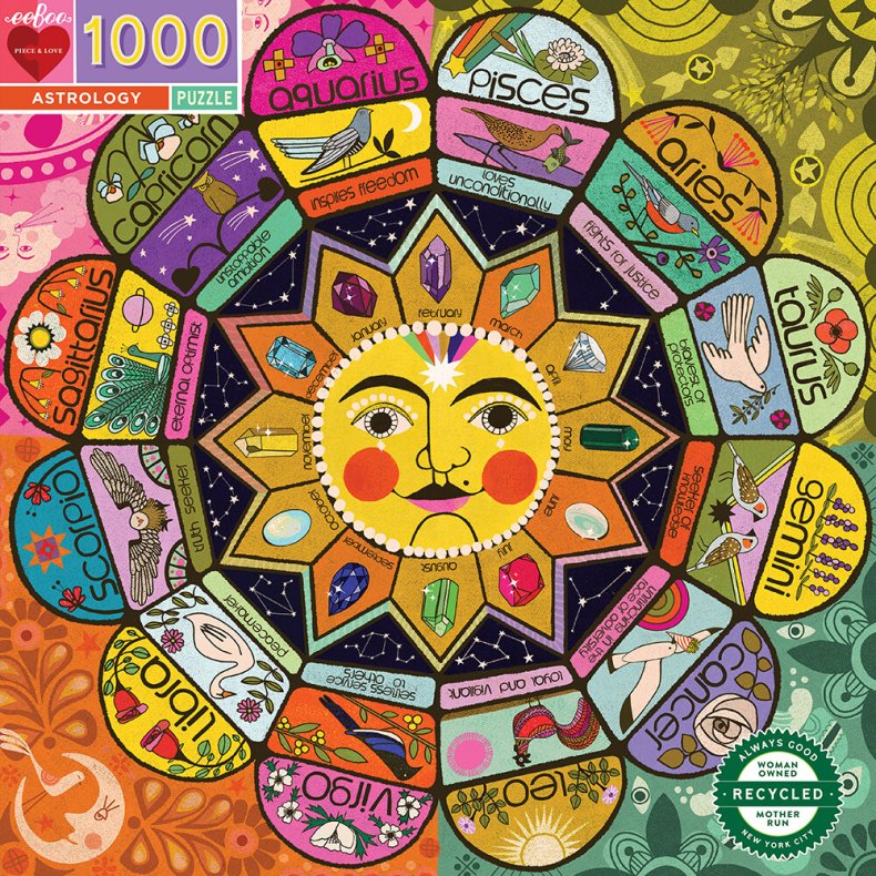 Eeboo - Puslespil 1000 Brikker - Astrology
