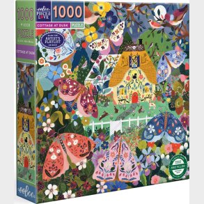 Eeboo - Puslespil 1000 Brikker - Cottage At Dusk