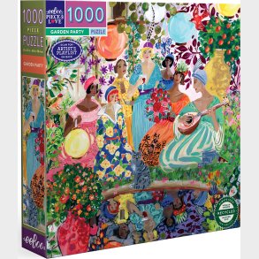 Eeboo - Puslespil 1000 Brikker - Garden Party