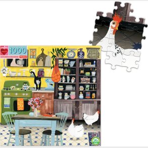 Eeboo - Puslespil 1000 Brikker - Kkkenhns