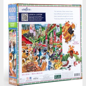 Eeboo - Puslespil 1000 Brikker - London Market