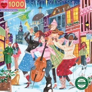 Eeboo - Puslespil 1000 Brikker - Music In Montreal