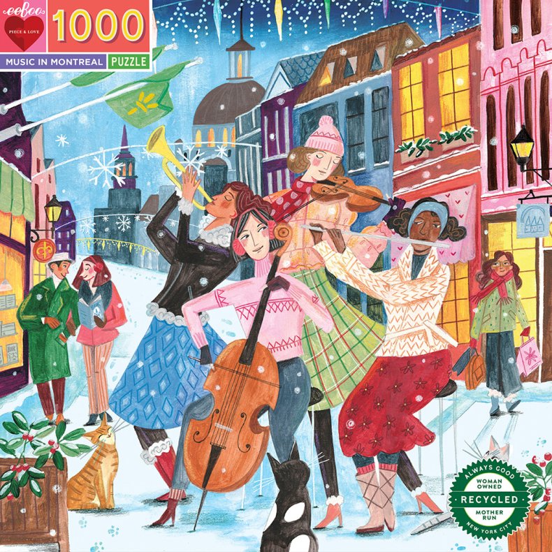 Eeboo - Puslespil 1000 Brikker - Music In Montreal