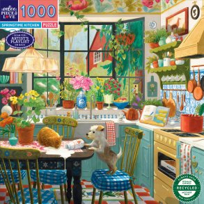 Eeboo - Puslespil 1000 Brikker - Springtime Kitchen