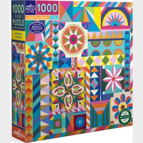 Eeboo - Puslespil 1000 Brikker - Sunshine Garden