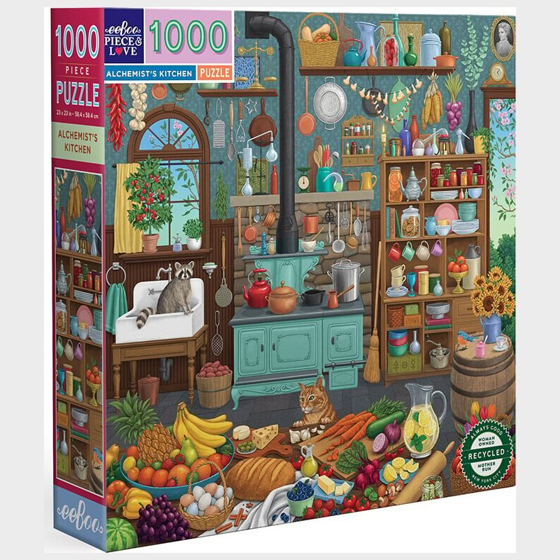 Eeboo Puslespil - Alchemist's Kitchen - 1000 Brikker