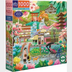 Eeboo - Puslespil 1000 Brk - Seasons In Kyoto