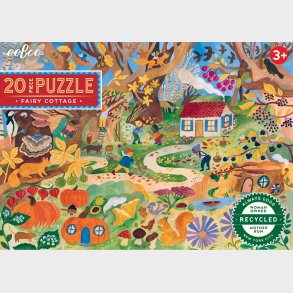 Eeboo - Puslespil 20 Brikker - Skovfeer