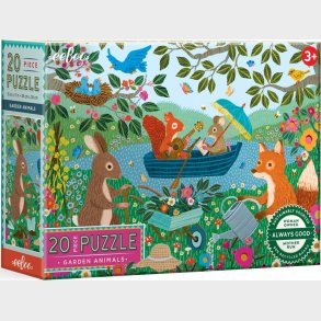 Eeboo - Puslespil 20 Brk - Havens Dyr