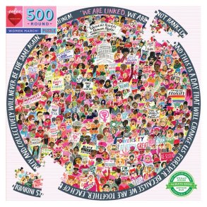 Eeboo Puslespil - 500 Brikker - Womens March - Rundt