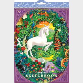 Eeboo - Skitsebog Med Spiralryg Til Brn - Enhjrning