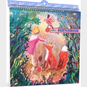 Eeboo - Skitsebog Med Spiralryg Til Brn - King Fox