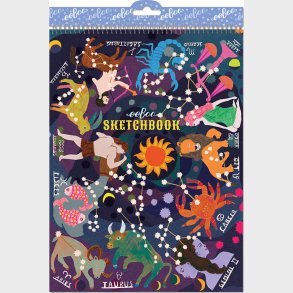 Eeboo - Skitsebog Med Spiralryg - Stjernetegn