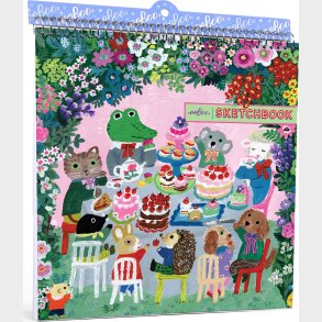 Eeboo - Skitsebog Med Spiralryg Til Brn - Sd Fejring