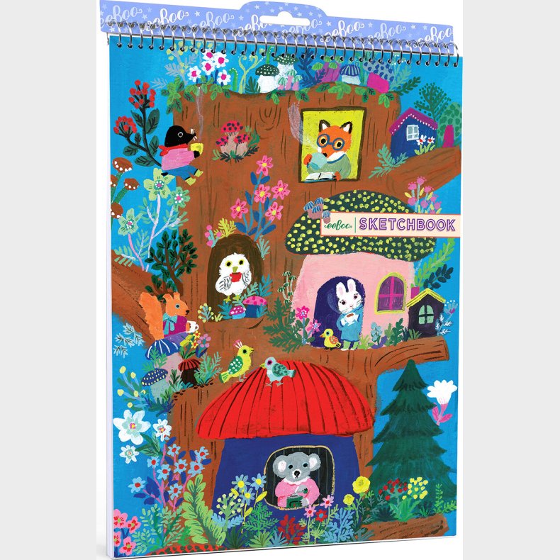 Eeboo - Skitseblok - Yumi's Mushroom House