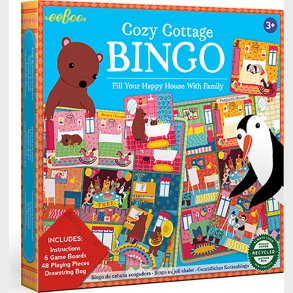 Eeboo - Spil - Billedlotteri - Den Hyggelige Hytte
