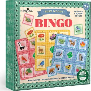 Eeboo - Spil - Billedlotteri - Skovens Dyr