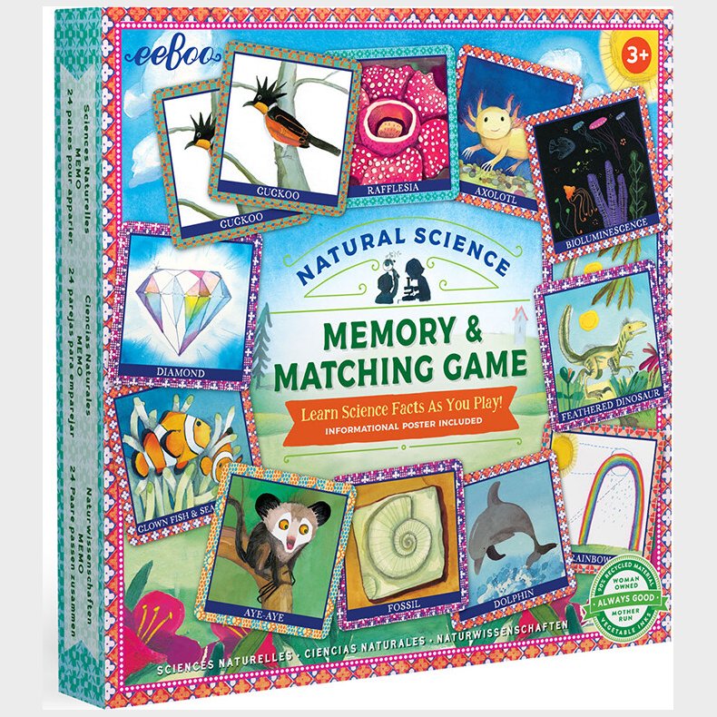 Eeboo - Spil - Huskespil - Naturvidenskab
