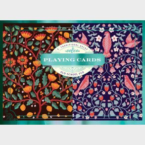 Eeboo - Spillekort - Birds And Flowers 2 St