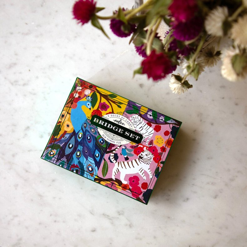 Eeboo - Spillekort - Monika's Peacock Bridge 2 St