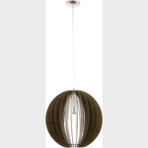 Eglo - Cossano - Pendel Lampe - Nd Tr -  50 Cm - Nikkel
