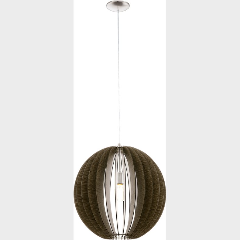 Eglo - Cossano - Pendel Lampe - Nd Tr -  50 Cm - Nikkel