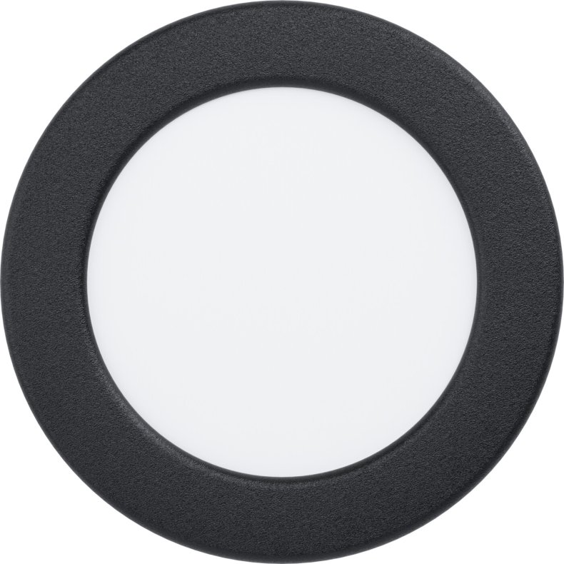 Eglo - Fueva 5 - Indbygningsspot Til Loft - Sort - 650 Lumen