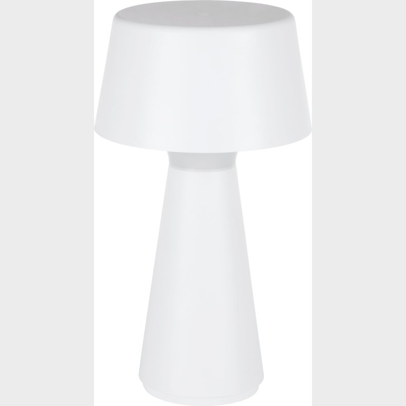 Eglo - Huesa - Udendrs Bordlampe - Usb-c Touch Ip44 - Hvid