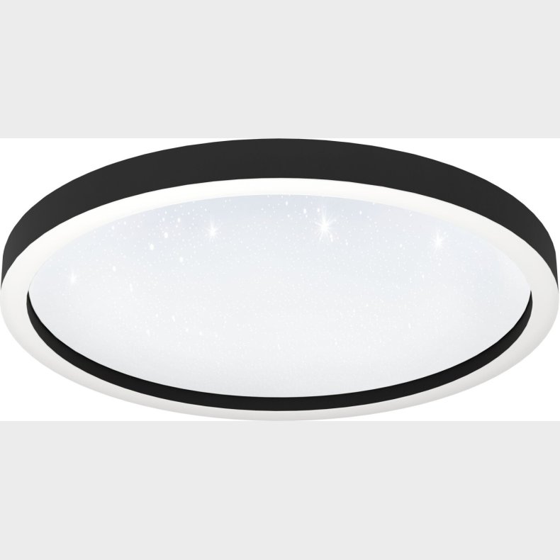 Eglo - Montemorelos-z - Plafond Lampe - Sort -  57 Cm - Rgb Tw Zigbee Bt