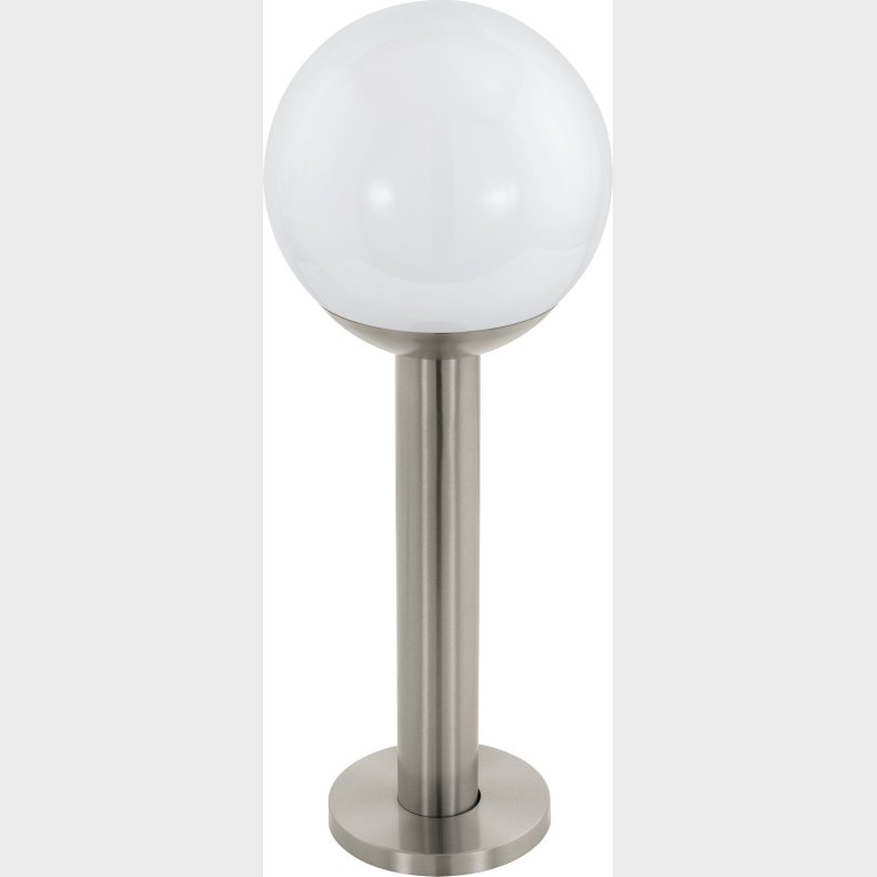 Eglo - Nisia-z Udendrs Standerlampe Rustfrit Stl Og Hvid H52,5 - Rgb + Tw - Zigbee, Bluetooth