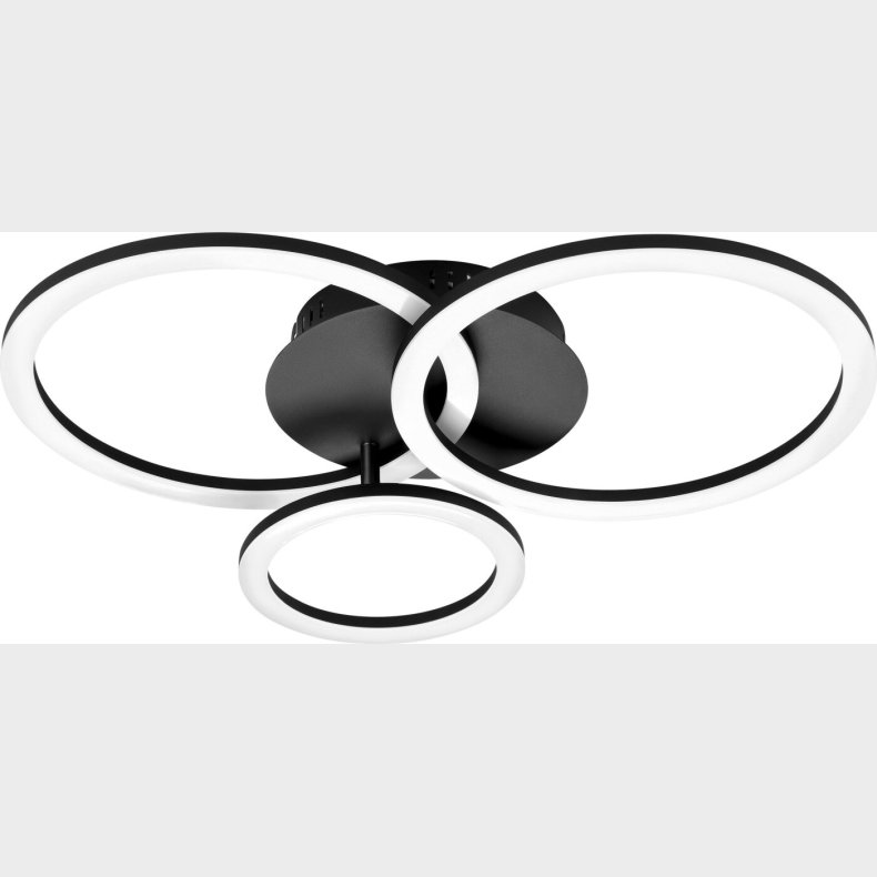 Eglo - Paranday-z Loftlampe - Cirkler Sort 54,5x44,5 - Tw Zigbee Bt