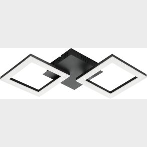 Eglo - Paranday-z - Loftlampe - Firkanter Sort - 477x22,5 Cm - Tw Zigbee Bt