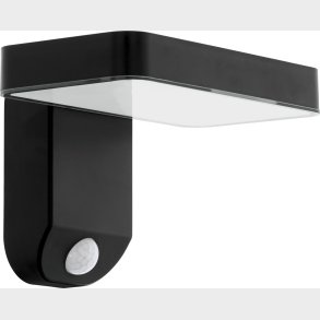 Eglo - Pastion - Udend�rs Solcelle V�glampe Med Sensor - Sort